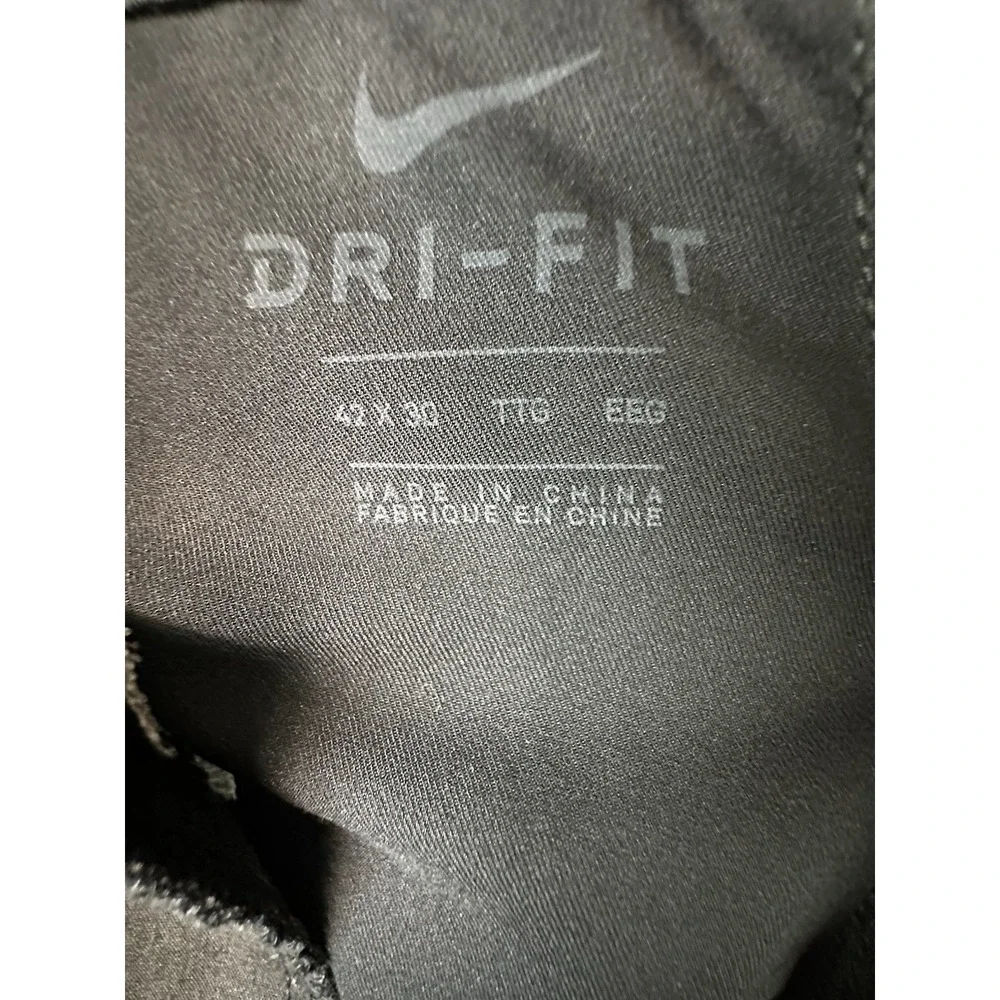 Nike Golf Pants Mens 42x30 (29) Black Dri Fit Flex Pants